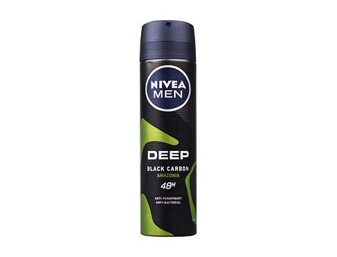 Nivea spray Deep Black Carbon Amazonia 1 - Kosmetika Pro muže Péče o tělo Deodoranty